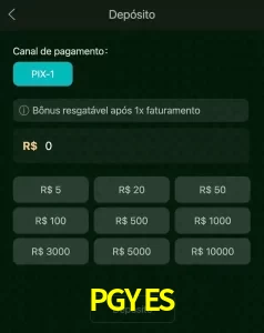 deposits PGYES